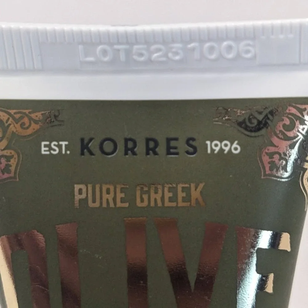 Korres Pure Greek Olive Crepe Rescue Hand & Nail Treatment Cream 1.01 fl oz 30ml